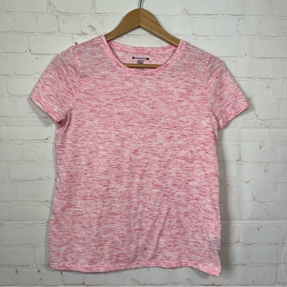 Architect Tops - Architect T Shirt Women’s Petite Medium Pink Heathered Short Sleeve